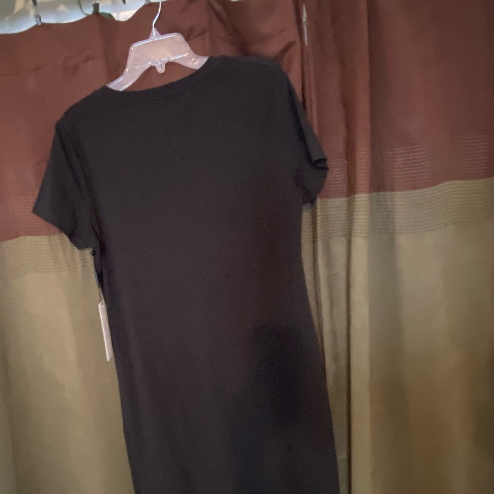 Calvin Klein Black Tee with Gold CK Logo - Picture 2 of 4